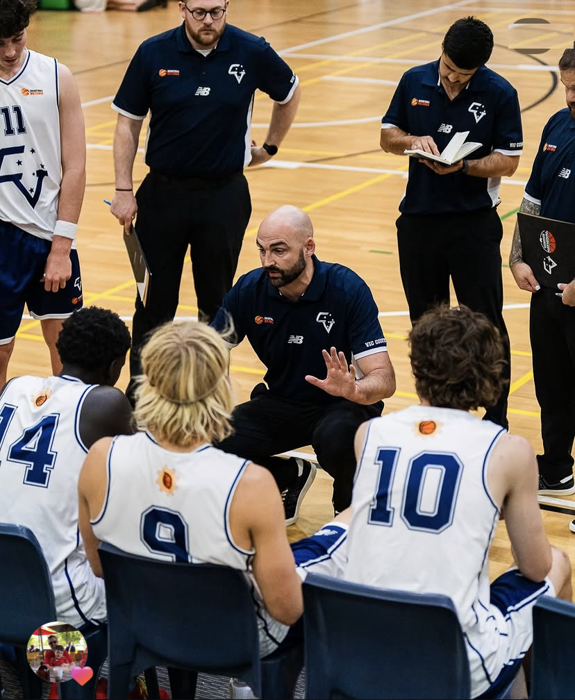 James McKinnon, head coach of the McKinnon Cougars